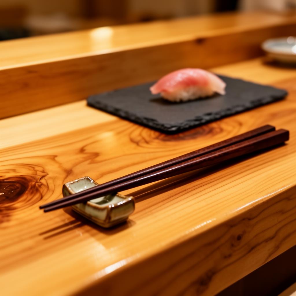The Kappa Maki kitchen counter